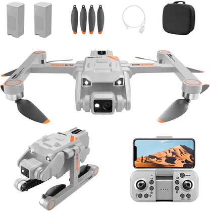 BAPHIYA RG700pro Drone | 1080P Dual Camera, Foldable, Brushless Motor, 30 Min Flight