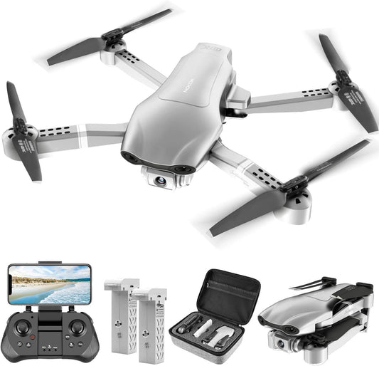 4DRC F3 GPS Drone | 4K Camera, Auto Return, Follow Me, Foldable, 2 Batteries & Case